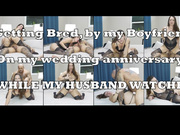 My cuckold husband watches me get bred on our anniversary