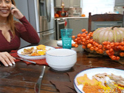 Lilly Hall - Wife's BBC Thanksgiving Surprise Stuffin' - Mp4 HD