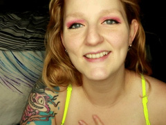 Humiliated GF Watches as I Swallow Your Load