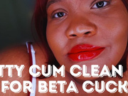 Titty Cum Clean Up for Beta Cuck! - Bella Trixxx Cuckold Humiliation