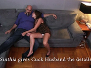 Sinthia gives Cuck Hubby the Details 12