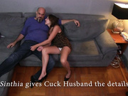 Sinthia gives Cuck Hubby the Details