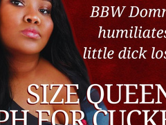 Size Queen's SPH for Cucked Husband - Bella Trixxx - Small Penis Humiliation and Cuckold Femdom Audio