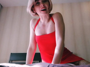 Feet cuckold stroking in isolation