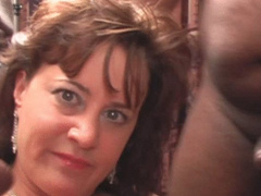 Taboo Bukkake! Ruby Milf Blowing 12 Guys And Getting A Messy Cum Facia!! (4 of 5 wmv)