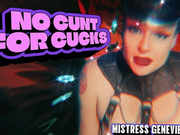 No Cunt For Cucks… Super Horny Highly Orgasmic Leather FemDomme Masturbates Humiliates POV MOV Format