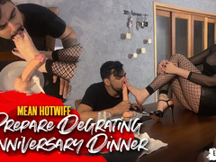 Hotwife Nara prepares an unforgettable dinner for your cuck (1080 EN-sub)