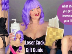 Loser Cuck Gift Guide - Humiliating Gift Suggestions for Cucks - Verbal Humiliation Cuckolding Female Domination with Femdom Brat Girl Mistress Mystique - WMV