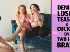 Denied Loser Teased & Cucked by Two Hot Brats - Eva, Alora