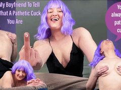 Beg My Boyfriend To Tell You What A Pathetic Cuck You Are - Femdom POV Cuckolding Humiliation with Mistress Mystique - MP4