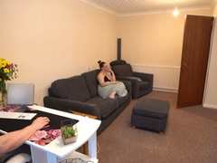 Cuckold Husband Has to Work while He Watches Wife Fuck