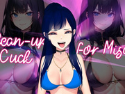 Clean-up cuck for 2D Princess Misato-chan