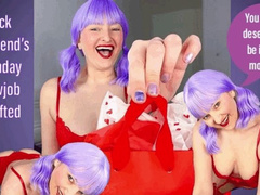 Cuck Boyfriend’s Birthday Blowjob Regifted - Your girlfriend is giving your yearly birthday blowjob to a bull - Cuckolding Humiliation Femdom POV with Mistress Mystique - MP4