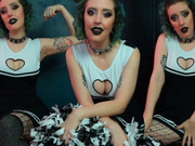 Goth Cheerleader Cucks Jock Boyfriend for Valentine's Day - Miss Faith Rae's Mean Cuckold Degradation POV - 1080p MP4