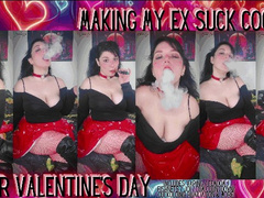 Making My Ex Suck Cocks For Valentine's Day
