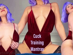 Cuck Training Mantras - Accept being a cuck - Verbal Humiliation and Cuckolding Female Domination with Femdom Brat Girl Mistress Mystique - MP4