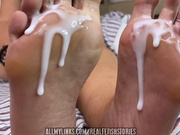 Mistress Has Bull's Superior Seed On Soles and Tells Foot Cuck POV