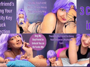 My Boyfriend's Holding Your Chastity Key Cuck Collection - Keyholder Cuckolding Humiliation Tease & Denial Femdom POV with Mistress Mystique - WMV