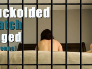 Cuckolded Watch Caged in Kennel at the Foot Of Bed POV - Kylie Jacobsx - MP4 1080p HD