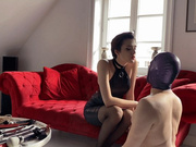 Humiliation for my locked in chastity husband - [720p]