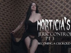 Morticia's Jerk Control pt 3 Becoming a cuckold -German