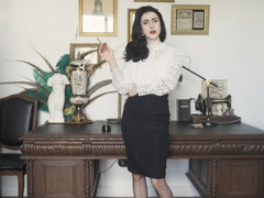 Mistress boss and her cuckold (720p)