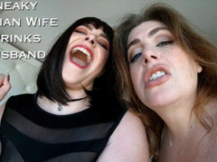 Sneaky Lesbian Wife Shrinks Husband WMV - A Shrinking Cuckold Fantasy with Megan Daw and Jane Judge