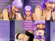 Chastity Cuck To My Boyfriend and Me Collection - Femdom POV Cuckolding and Keyholder Humiliation Fantasy with Mistress Mystique - WMV