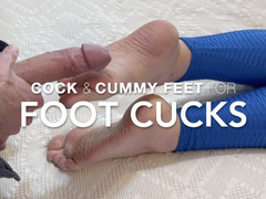 Cock & Cummy Feet for Foot Cucks