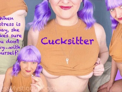 Cucksitter - Female Domination Cuckold Chastity Keyholder Fantasy While Mistress is Away with Femdom Brat Mistress Mystique - MP4