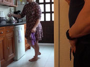 Big Booty Wife Gets Creampied By Lover as Cuckold Husband Watches and Jerks Off