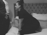 Camera Catches Cuckold watching Wife get Creampied and Then Facial From Hubby