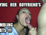 CUCKOLDING BLOWJOB 220702B SARAI PAYING HER BOYFRIEND'S DEBT HD MP4