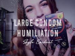 Large Condom Humiliation