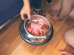 THE PIG:THE MOST DEGRADING CUM EATING CUCKOLD TREATMENT EVER! (720p HQ)