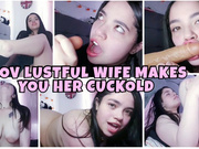 POV lustful wife makes you her cuckold