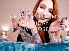 Chastity For My Birthday (MP4 1080p)