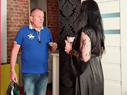 Cuckold ex-husband, paypig, slipper rack - 1