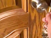 Hubby getting home from work finding his wife fucking bbc in marital bed