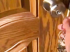 Hubby getting home from work finding his wife fucking bbc in marital bed