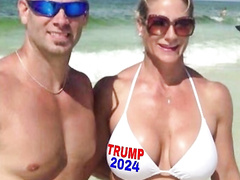 Tiny d Suburban cuck & BIG TIT HOTWIFE SERVE BBC