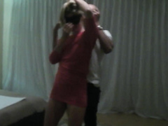 Wife playing