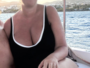 wife flirty on a boat
