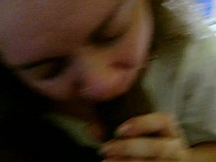 34597 chubby chick enjoys sucking on a fat black dick